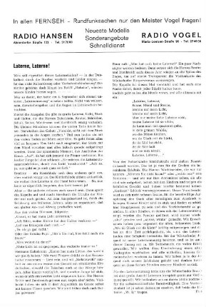 Laterne, Laterne!