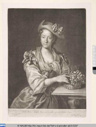 Mädchen mit Weintrauben