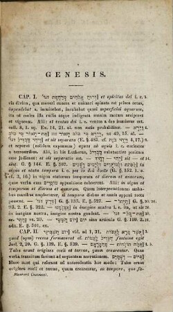 Commentarius grammaticus criticus in Vetus Testamentum : in usum maxime gymnasiorum et academiarum adornatus, 1