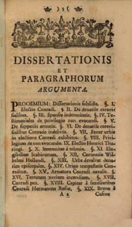 Dissertatio historica de Conrado ab Hochsteden Coloniensium et Ubio Agrippinensium Archiepiscopo anno 1237