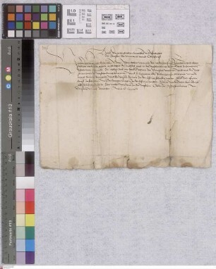 Ober-Roden: Schreiben Erzbischofs Berth[old] von Mainz an den Grafen Philipp v. Hanau betreffend Wiederkauf von Auheim und Ober-Roden