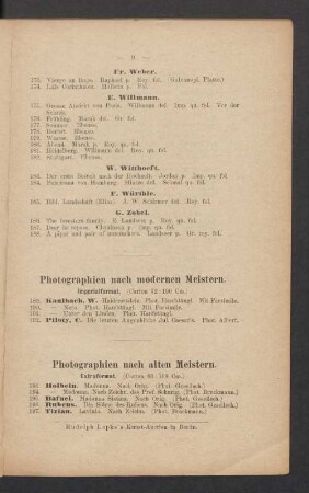 Photographien nach alten Meistern