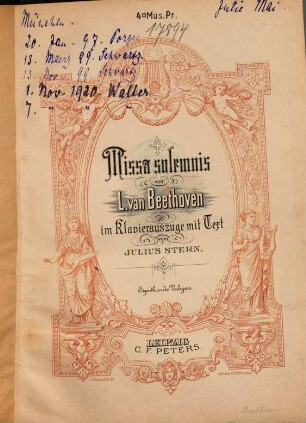 Missa solemnis : op. 123