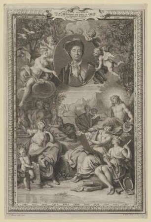 Bildnis des Bernard de Fontenelle