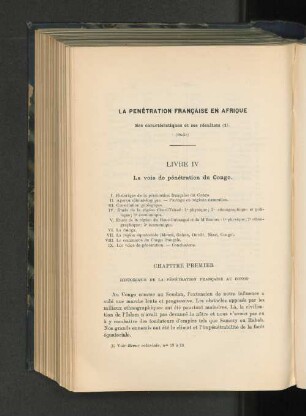 La penetration francaise en Afrique