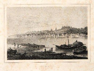 Lauenburg - Ansicht von der Elbe aus