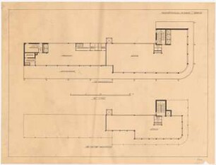 Geschäftshaus S. Adam, Leipziger Straße/ Friedrichstraße, Berlin: Grundrisse 5., 7., 8. Obergeschoss 1:100
