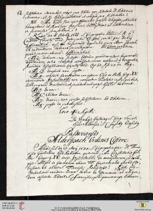 Passaviensis Alderspach Ordinis Cisterciensis