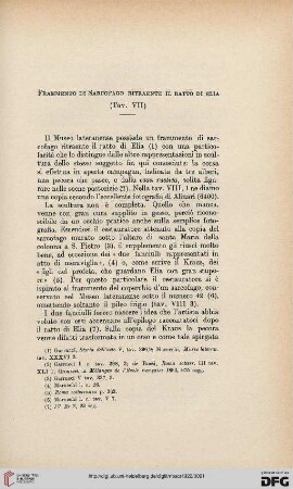28: Frammento di sarcofago ritraente il ratto di Elia