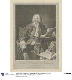 Porträt des Jean-Baptiste Rousseau