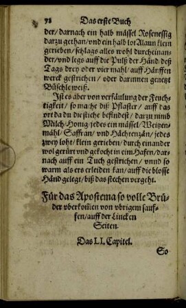 Das LI. Capitel. - Das LXV. Capitel.