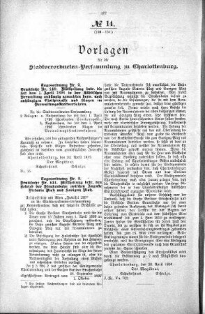No. 14. (140-154.), 10. Mai 1899