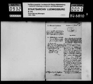 Schuldenwesen der Teilgemeinde Hellmannshofen, Gemeindebezirk Gründelhardt