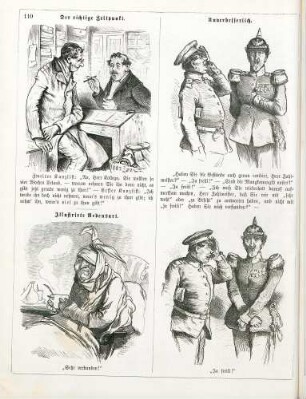 "Der richtige Zeitpunkt" "Illustrirte Redensart" "Unverbesserlich"