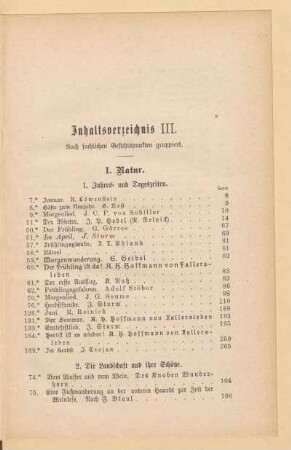 Inhaltsverzeichnis III