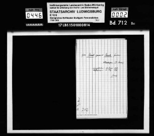 Paul, Gustav genannt Pauli; Chorsänger (II. Tenor); ausgesch.: 1873