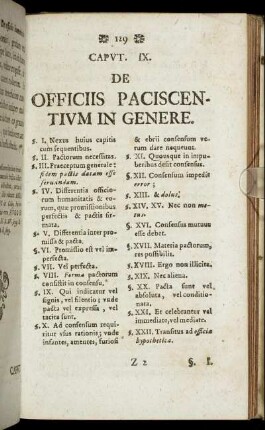 Caput IX. De Officiis Paciscentium In Genere.