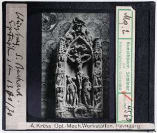 Würzburg: St. Burkard, Kreuzigungsrelief