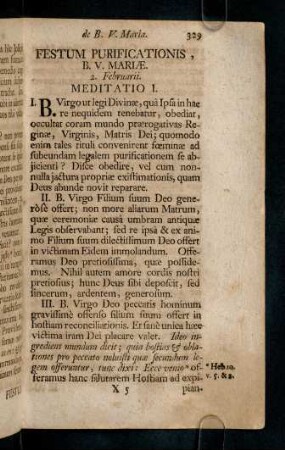 329-339, Meditatio I - VIII