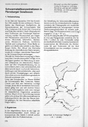 Schwermetallkonzentrationen in Flensburger Gewässern