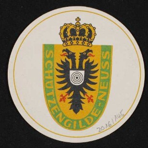 Bierdeckel "Schützengilde Neuss"