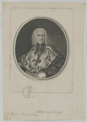 Bildnis des Joseph Bischof von Augsburg