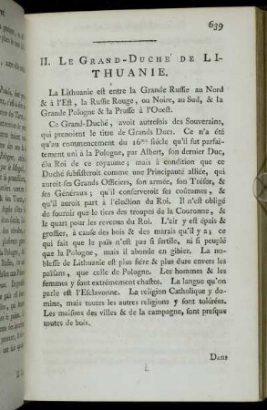 II. Le Grand-Duche De Lithuanie.