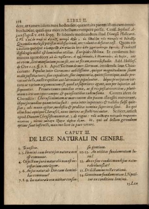 Caput III. De Lege Naturali In Genere.