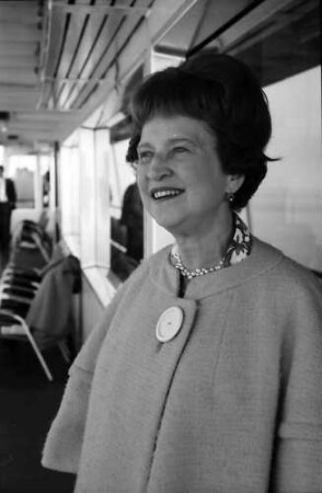 16. Tagung 1966 Mediziner; Porträts auf dem Schiff: Frau Shay