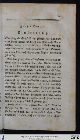 Fünfte Satyre.