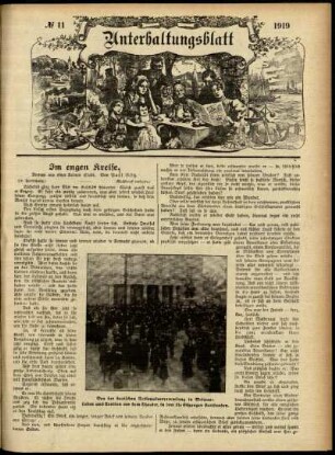 Ausgabe vom Sonntag, den 16. März 1919.
