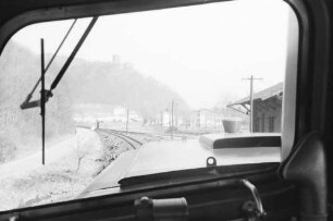 Freiburg; Elzach: Ausblick aus dem Führerstand während der Fahrt Freiburg - Elzach und zurück