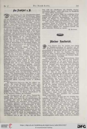 9: Münchner Kunstbericht