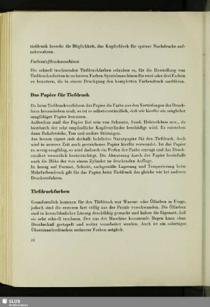 Das Papier für Tiefdruck