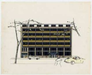 Wohn- und Geschäftshaus Rankestraße 13, Berlin-Charlottenburg: Ansicht 1:100