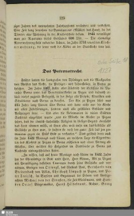 Das Patronatrecht