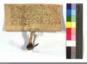 Dietrich v. Cleen, Komthur zu Marburg, präsentiert dem Official zu B. Maria in Erfurt den Jacob Must D.O. für die Pfarrei S. Nicolaus in Erfurt.