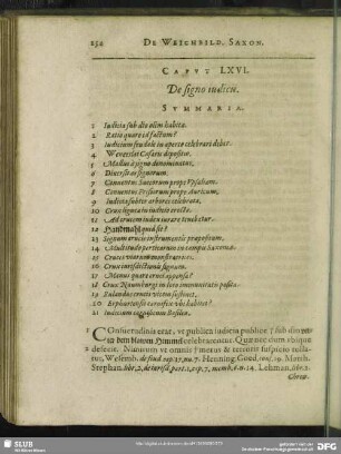 Caput LXVI. De signo judicii
