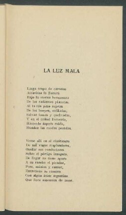 La luz mala