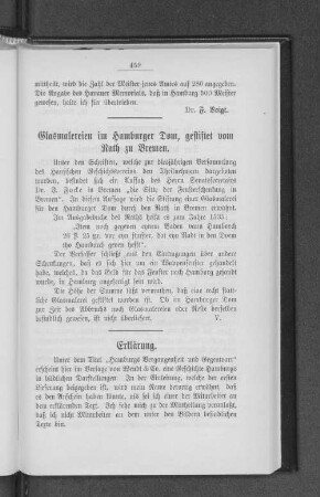 Glasmalereien im Hamburger Dom, gestiftet vom Rath zu Bremen.