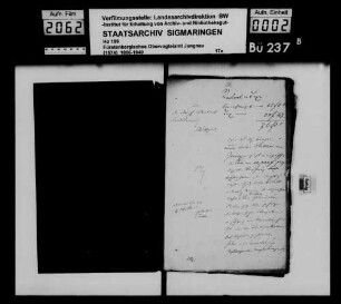 Verpfändung des der Heiligenpflege in Inneringen zinsbaren Erblebenguts des Anton Blotter in Inneringen auf 30 Jahre beim Württembergischen Kreditverein
