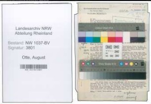 Entnazifizierung August Otte , geb. 16.08.1898 (Polizist)