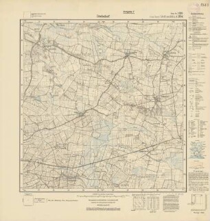 1320 (alte Nr.: 204) Drelsdorf, Meßtischblatt (4-cm - Karte)