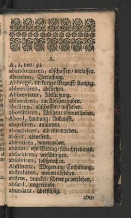 [Recueil des mots etrangers les plus necessaires & usités.]