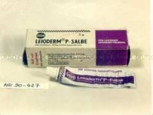 Verpackung für Tube "LEIODERM® P-SALBE"