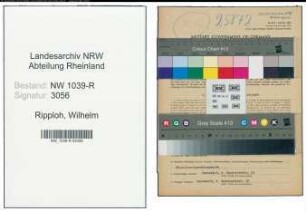 Entnazifizierung Wilhelm Ripploh , geb. 26.03.1915 (Angestellter)