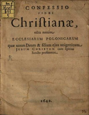 Confessio fidei christianae