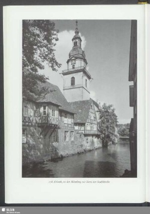 Erbach, an der Mümling mit Turm der Stadtkirche