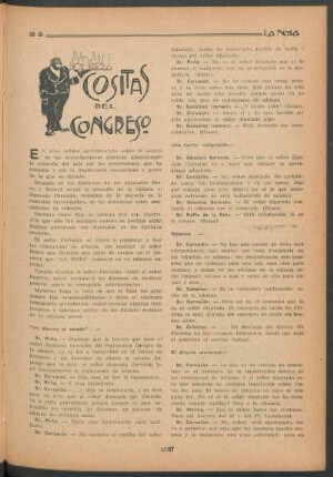 Cositas del congreso