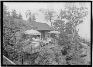 Papststein. Terrasse